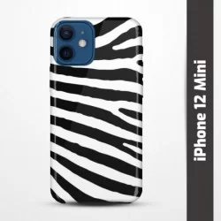 Pružný obal na iPhone 12 Mini s motivem Zebra