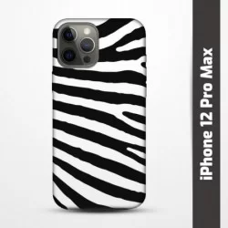 Pružný obal na iPhone 12 Pro Max s motivem Zebra