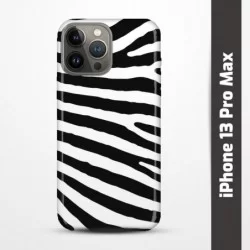 Pružný obal na iPhone 13 Pro Max s motivem Zebra