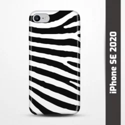 Pružný obal na iPhone SE 2020 s motivem Zebra