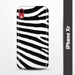 Pružný obal na iPhone Xr s motivem Zebra