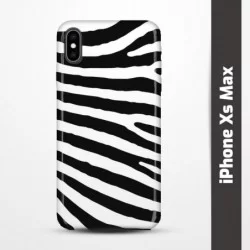 Pružný obal na iPhone Xs Max s motivem Zebra
