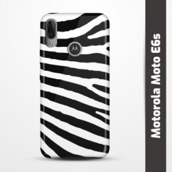 Pružný obal na Motorola Moto E6s s motivem Zebra