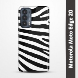 Pružný obal na Motorola Moto Edge 20 s motivem Zebra