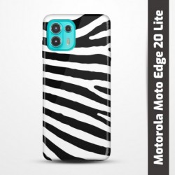 Pružný obal na Motorola Moto Edge 20 Lite s motivem Zebra
