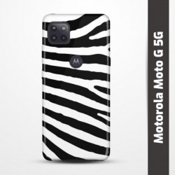 Pružný obal na Motorola Moto G 5G s motivem Zebra