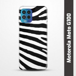 Pružný obal na Motorola Moto G100 s motivem Zebra