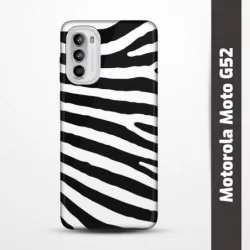 Pružný obal na Motorola Moto G52 s motivem Zebra