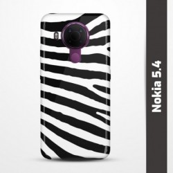 Pružný obal na Nokia 5.4 s motivem Zebra
