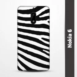 Pružný obal na Nokia 6 s motivem Zebra