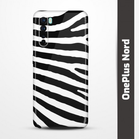Pružný obal na OnePlus Nord s motivem Zebra