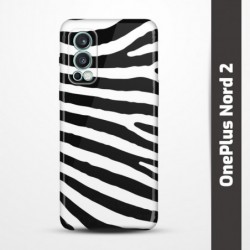 Pružný obal na OnePlus Nord 2 s motivem Zebra