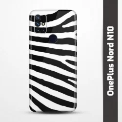 Pružný obal na OnePlus Nord N10 s motivem Zebra