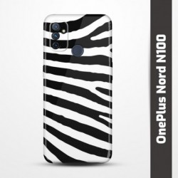 Pružný obal na OnePlus Nord N100 s motivem Zebra