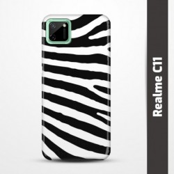 Pružný obal na Realme C11 s motivem Zebra