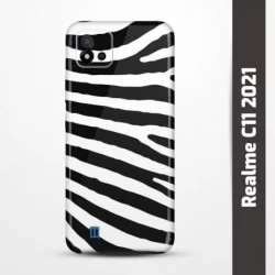 Pružný obal na Realme C11 2021 s motivem Zebra