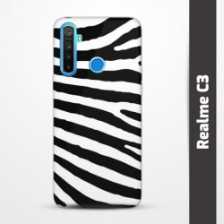 Pružný obal na Realme C3 s motivem Zebra