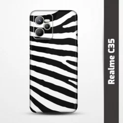 Pružný obal na Realme C35 s motivem Zebra