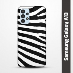 Pružný obal na Samsung Galaxy A13 s motivem Zebra