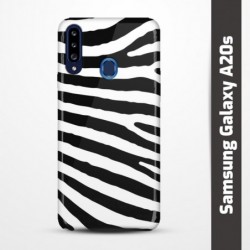 Pružný obal na Samsung Galaxy A20s s motivem Zebra
