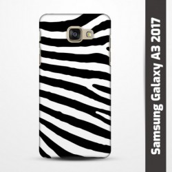 Pružný obal na Samsung Galaxy A3 2017 s motivem Zebra