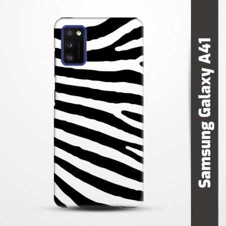 Pružný obal na Samsung Galaxy A41 s motivem Zebra