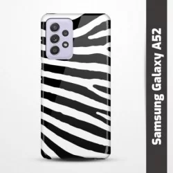 Pružný obal na Samsung Galaxy A52 s motivem Zebra