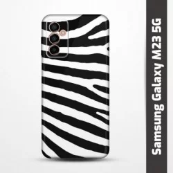 Pružný obal na Samsung Galaxy M23 5G s motivem Zebra