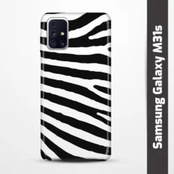 Pružný obal na Samsung Galaxy M31s s motivem Zebra