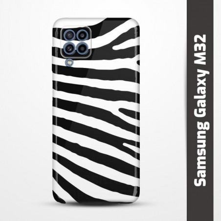 Pružný obal na Samsung Galaxy M32 s motivem Zebra