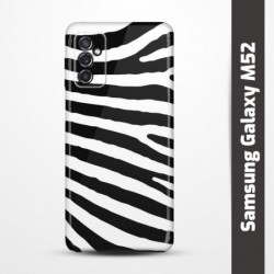 Pružný obal na Samsung Galaxy M52 s motivem Zebra