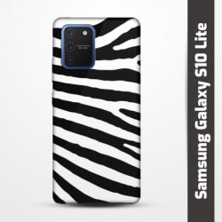 Pružný obal na Samsung Galaxy S10 Lite s motivem Zebra