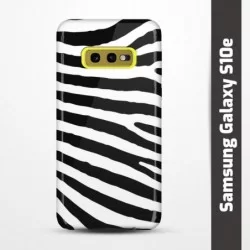 Pružný obal na Samsung Galaxy S10e s motivem Zebra