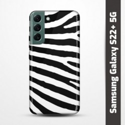 Pružný obal na Samsung Galaxy S22+ 5G s motivem Zebra