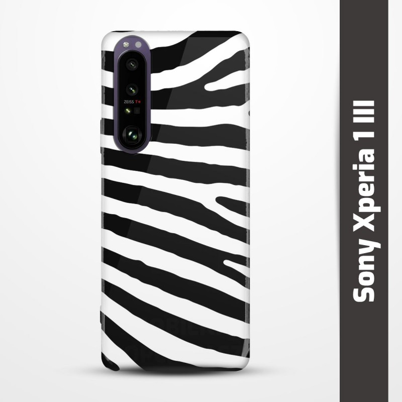 Pružný obal na Sony Xperia 1 III s motivem Zebra