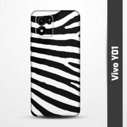 Pružný obal na Vivo Y01 s motivem Zebra