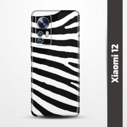 Pružný obal na Xiaomi 12 s motivem Zebra