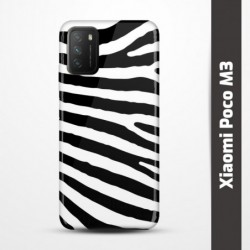 Pružný obal na Xiaomi Poco M3 s motivem Zebra