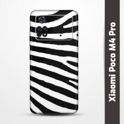 Pružný obal na Xiaomi Poco M4 Pro s motivem Zebra