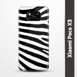 Pružný obal na Xiaomi Poco X3 s motivem Zebra