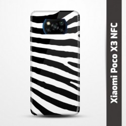 Pružný obal na Xiaomi Poco X3 NFC s motivem Zebra
