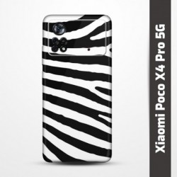 Pružný obal na Xiaomi Poco X4 Pro 5G s motivem Zebra