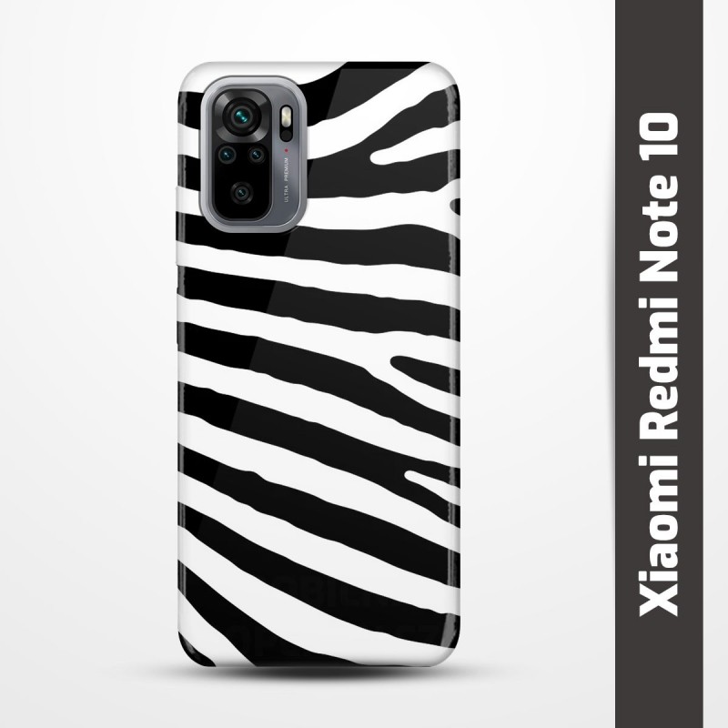 Pružný obal na Xiaomi Redmi Note 10 s motivem Zebra