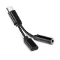 Adaptér na sluchátka | USB-C na JACK 3,5mm a USB-C