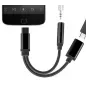 Adaptér na sluchátka | USB-C na JACK 3,5mm a USB-C