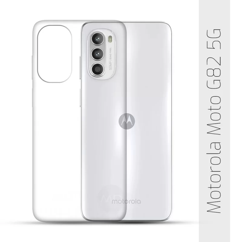 Obal na Motorola Moto G82 5G | Průhledný pružný obal