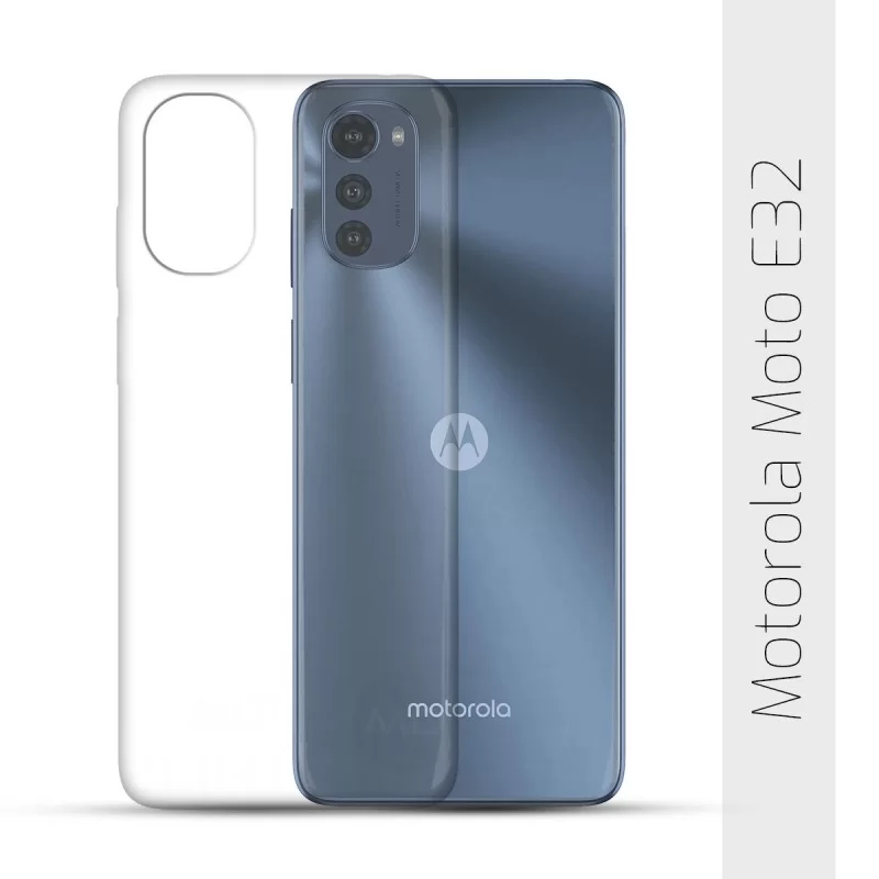 Obal na Motorola Moto E32 | Průhledný pružný obal