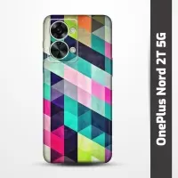 Pružný obal na OnePlus Nord 2T 5G s motivem Colormix