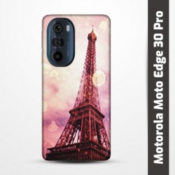 Pružný obal na Motorola Moto Edge 30 Pro s motivem Paris