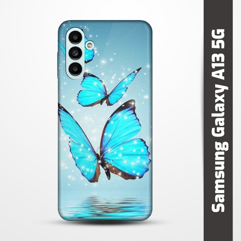 Pružný obal na Samsung Galaxy A13 5G s motivem Motýli